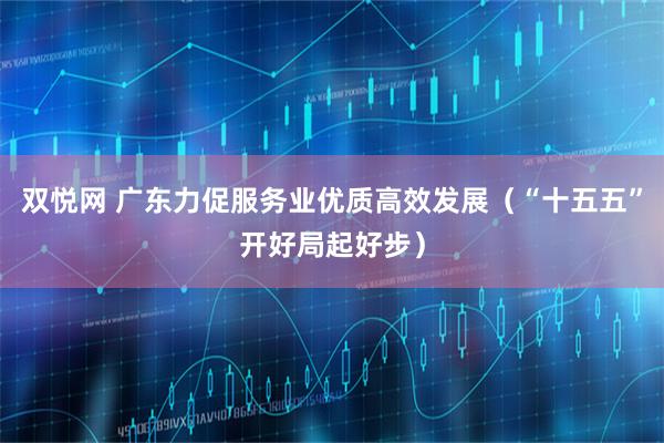 双悦网 广东力促服务业优质高效发展（“十五五”开好局起好步）